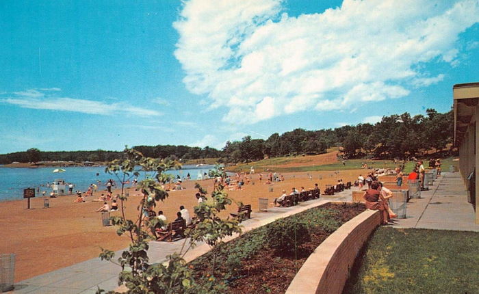 Kensington Metropark - Old Postcard